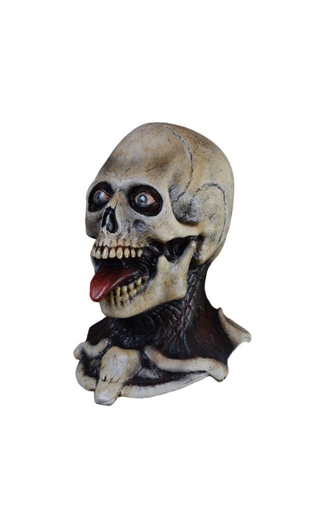 Officially Licensed Return of the Living Dead Skeleton Zombie Mask for Halloween Parties and Costume Events
