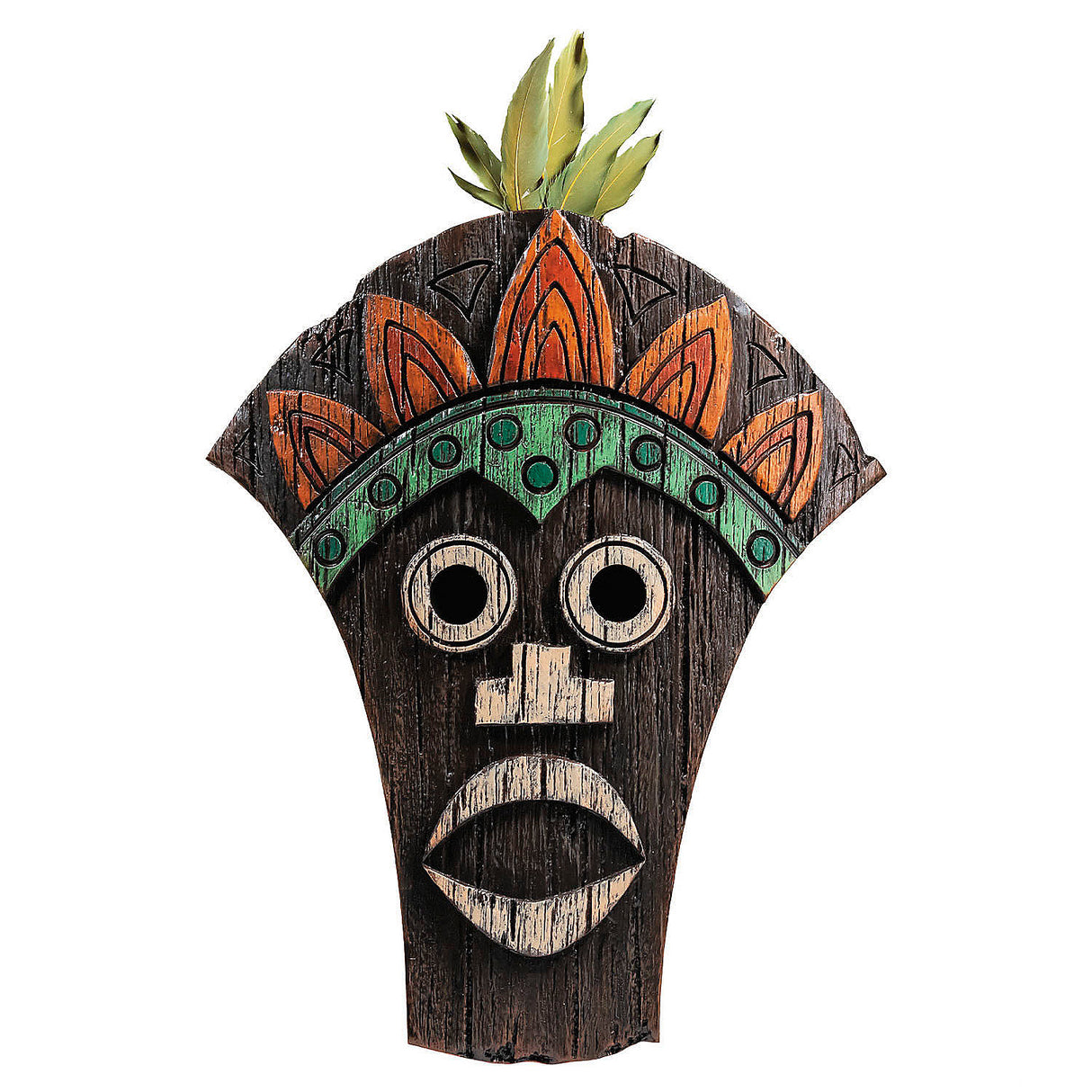 Officially Licensed Scooby Doo Mano Tiki Tia Overhead Mask for Halloween Theme Parties and Costume Events