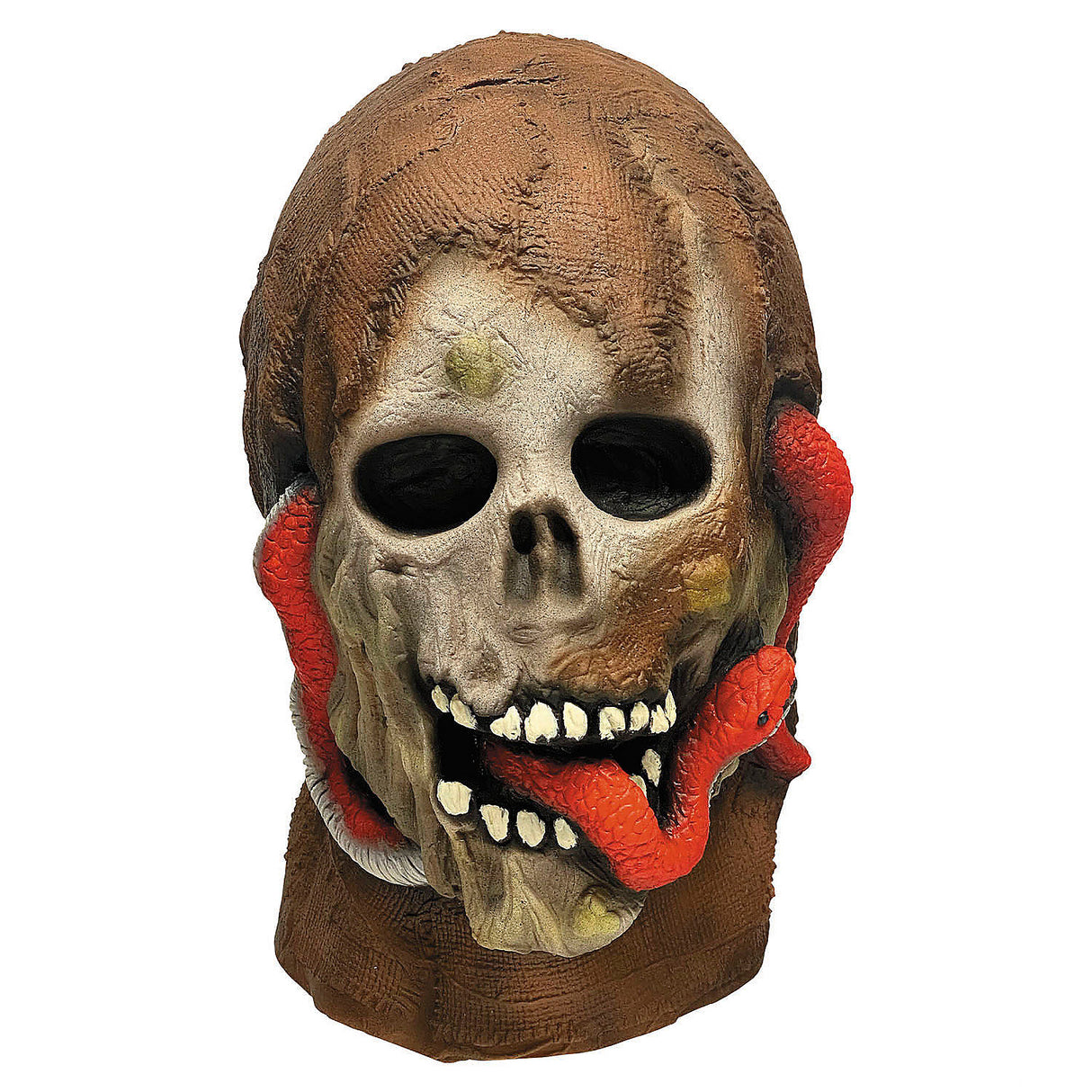 Authentic Don Post Studios Snake Mummy Latex Mask for Halloween Cosplay and Costume Parties