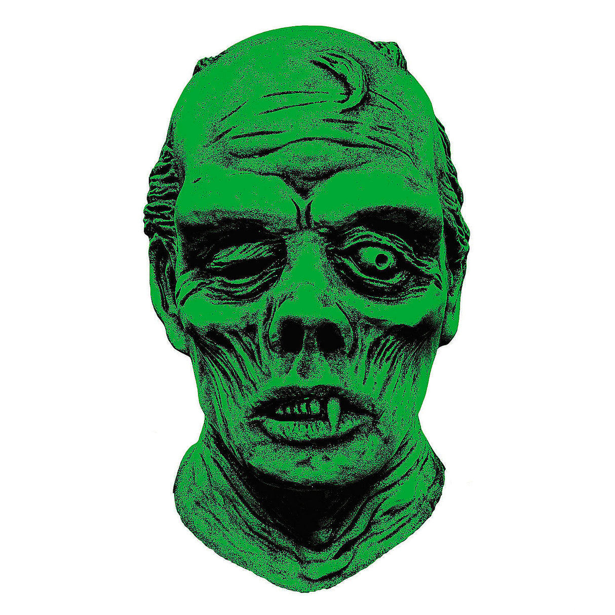 Authentic Glow-in-the-Dark Ghoulies Corpse Mask for Halloween Costume Parties and Themed Events