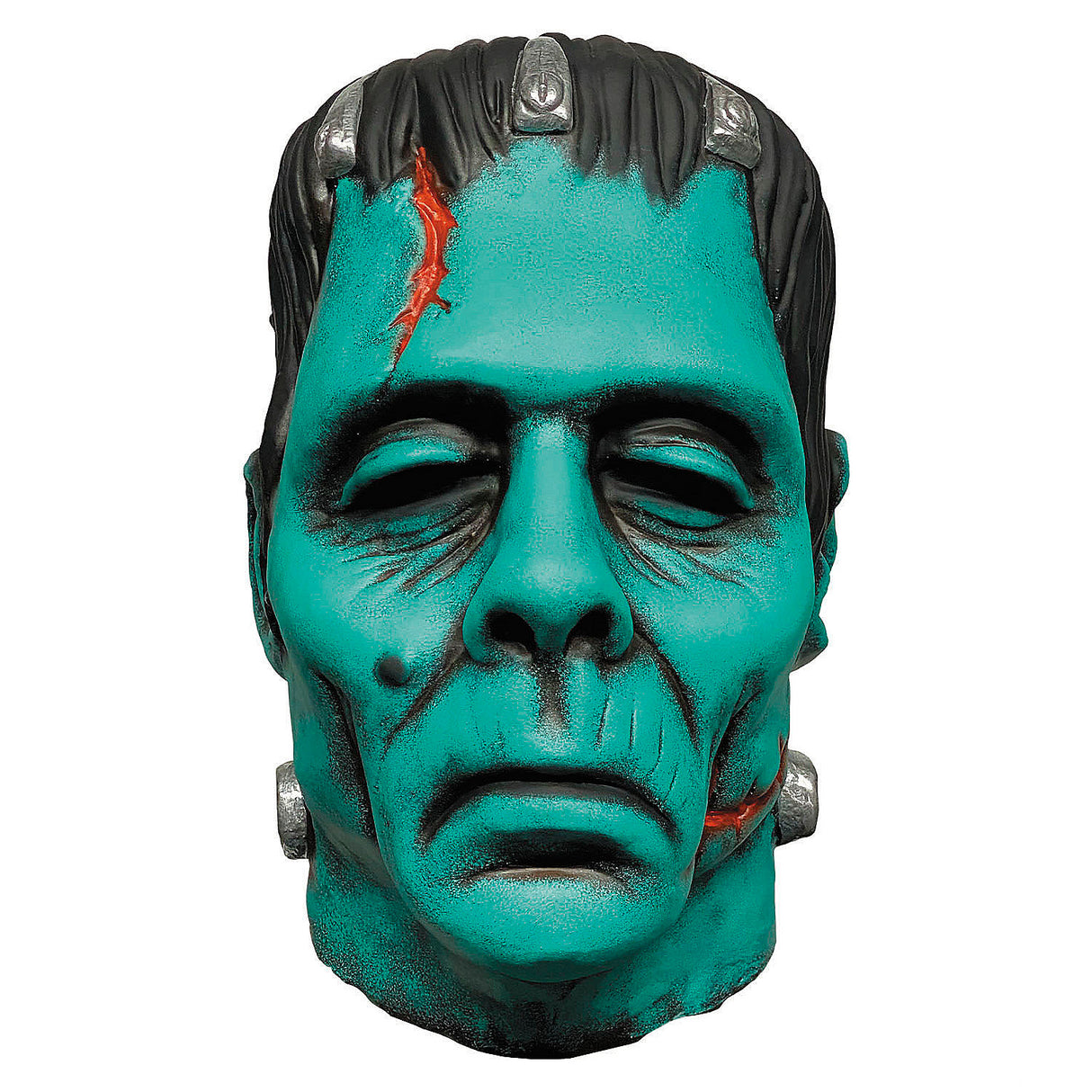 Authentic Don Post Studios Thin Green Monster Overhead Mask for Halloween Parties and Theatrical Performances