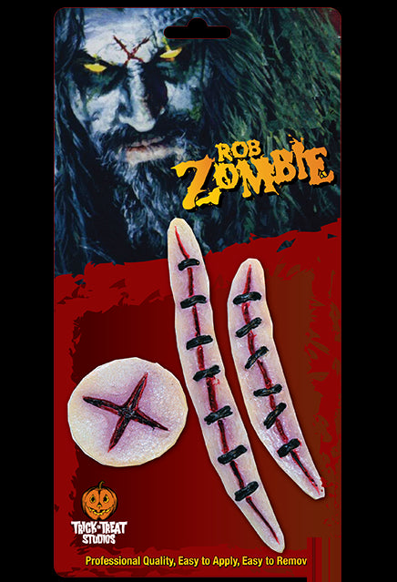 Transform into Rob Zombie with Scar Appliances for Halloween Horror Events and Costumes