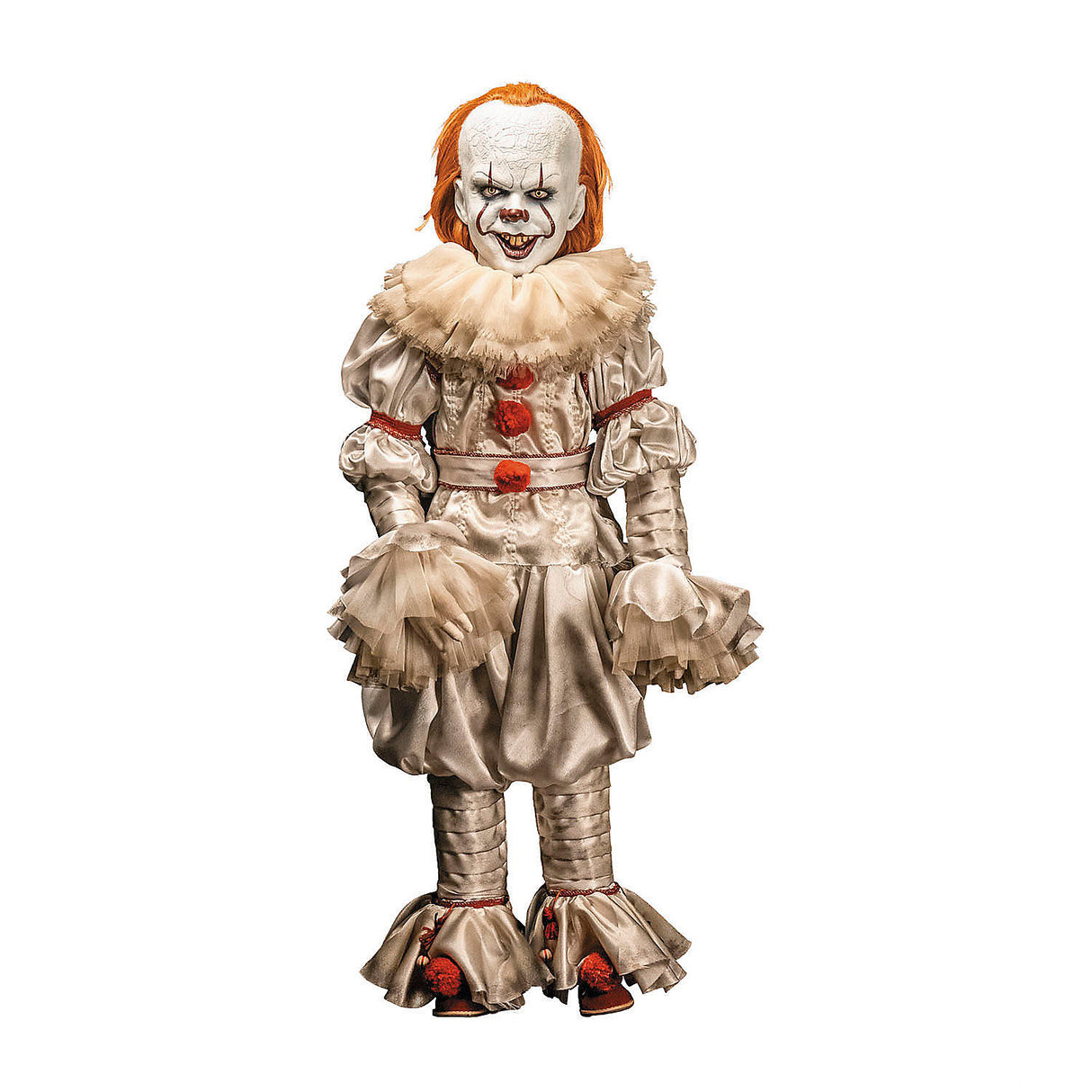50 Inch Premium Scale IT Pennywise Collectible Doll for Halloween Themes and Horror Collectors