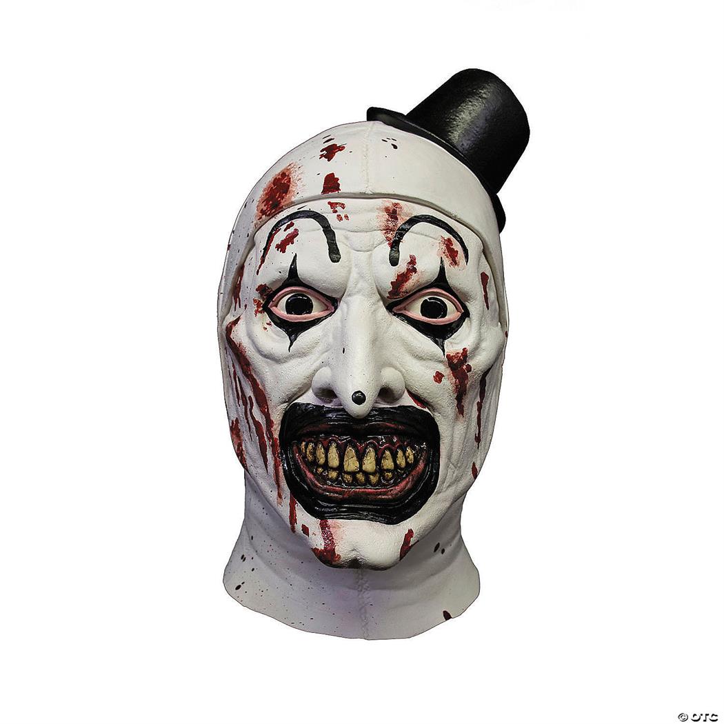 Official ART THE CLOWN Killer Mask for Halloween Parties and Horror Film Cosplay Events