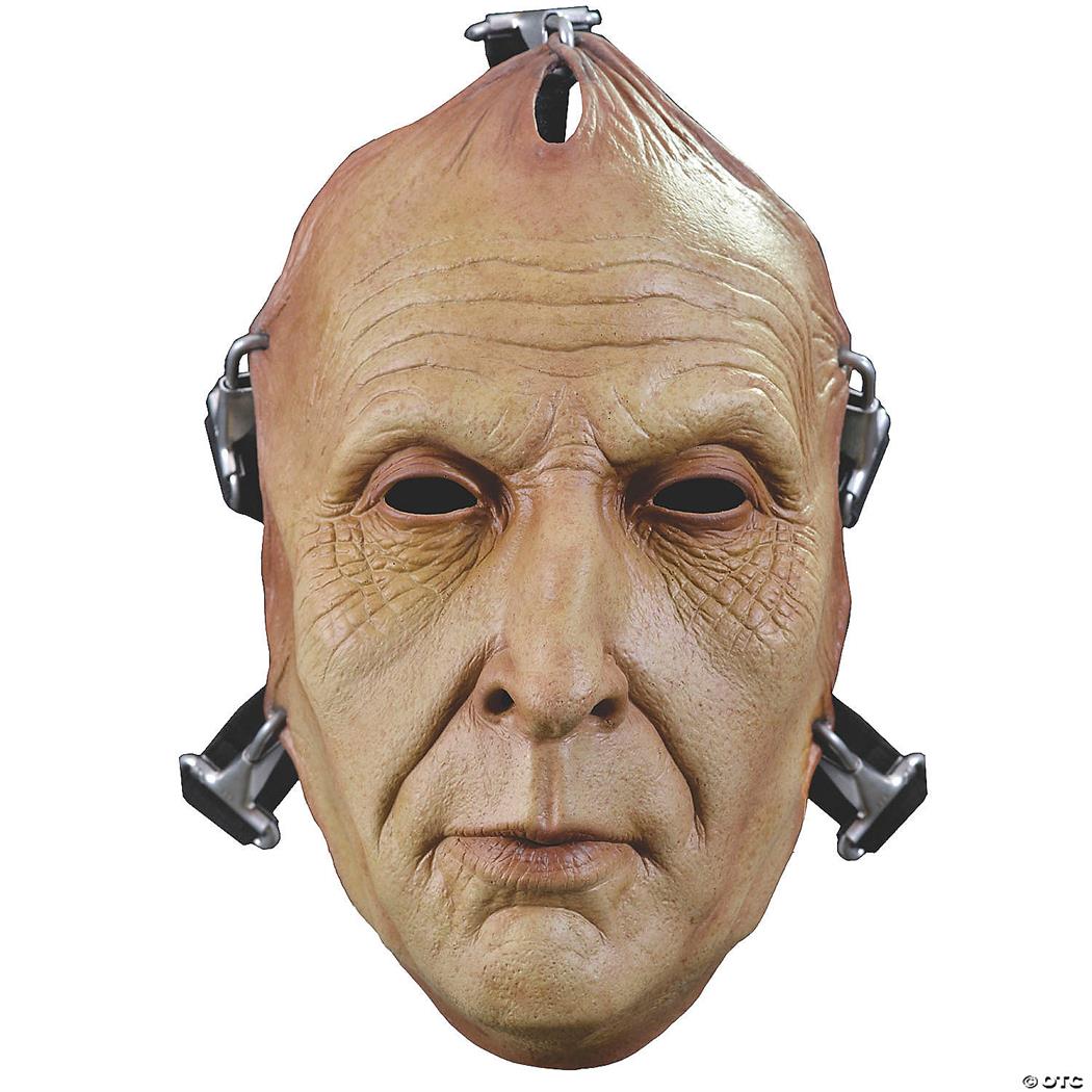 Officially Licensed Saw Jigsaw Death Face Mask for Halloween Parties and Horror Themed Events