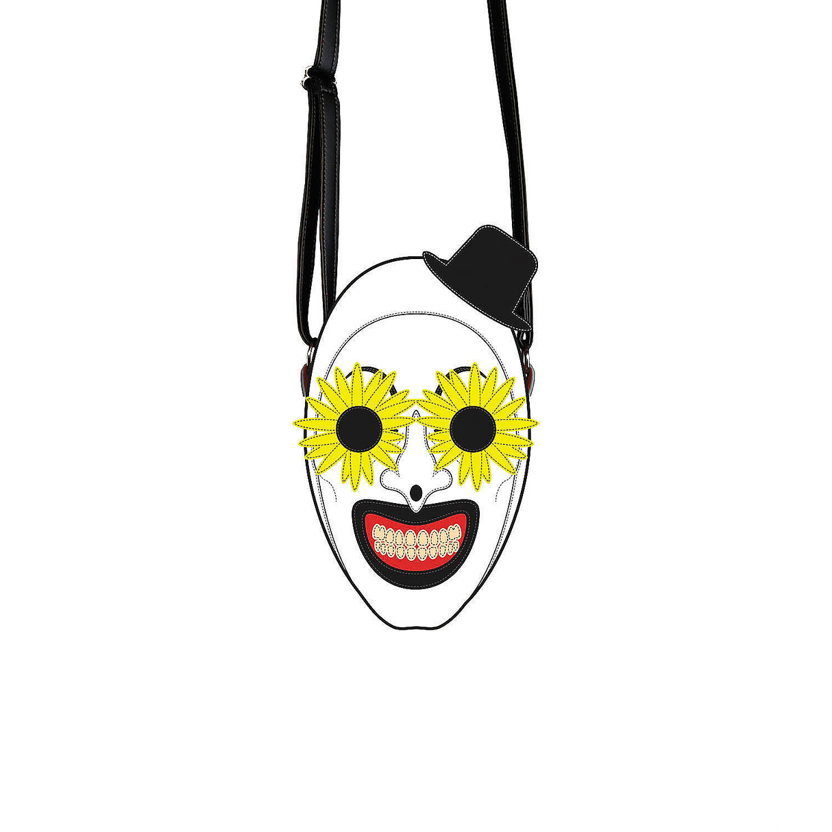 Terrifier Art the Clown Flower Glasses Adjustable Shoulder Bag