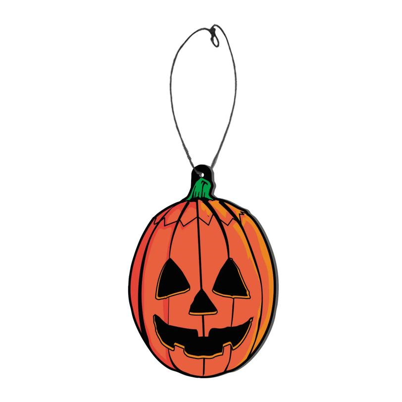 3 1/2" Don Post Pumpkin Mask Vanilla Fear Freshener
