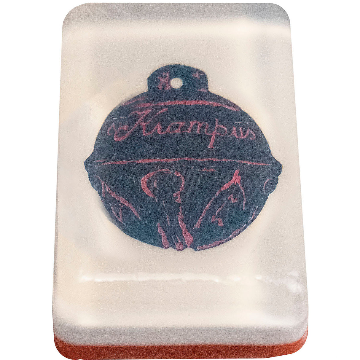 Krampus Bell Image Soap Bar with Winter Bloom Scent for Unique Gifts Home Decor and Holiday Collections