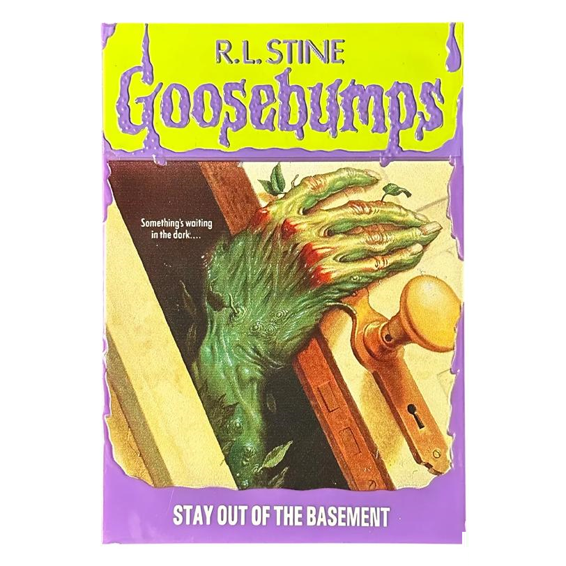 GoosebumpsT Stay Out of the Basement Book Cover Magnet