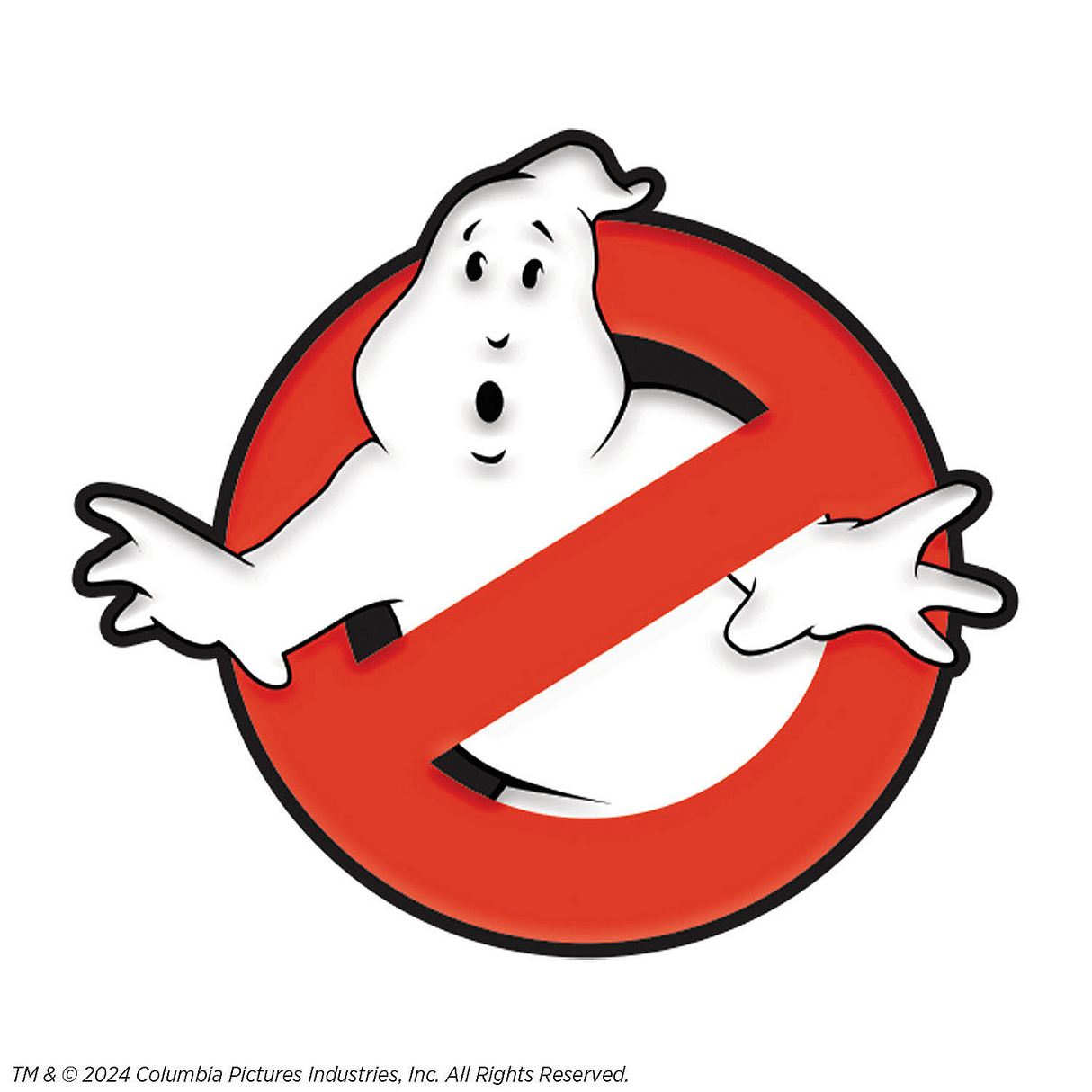 1.75 Inch Ghostbusters No Ghost Glow-in-the-Dark Enamel Pin Badge
