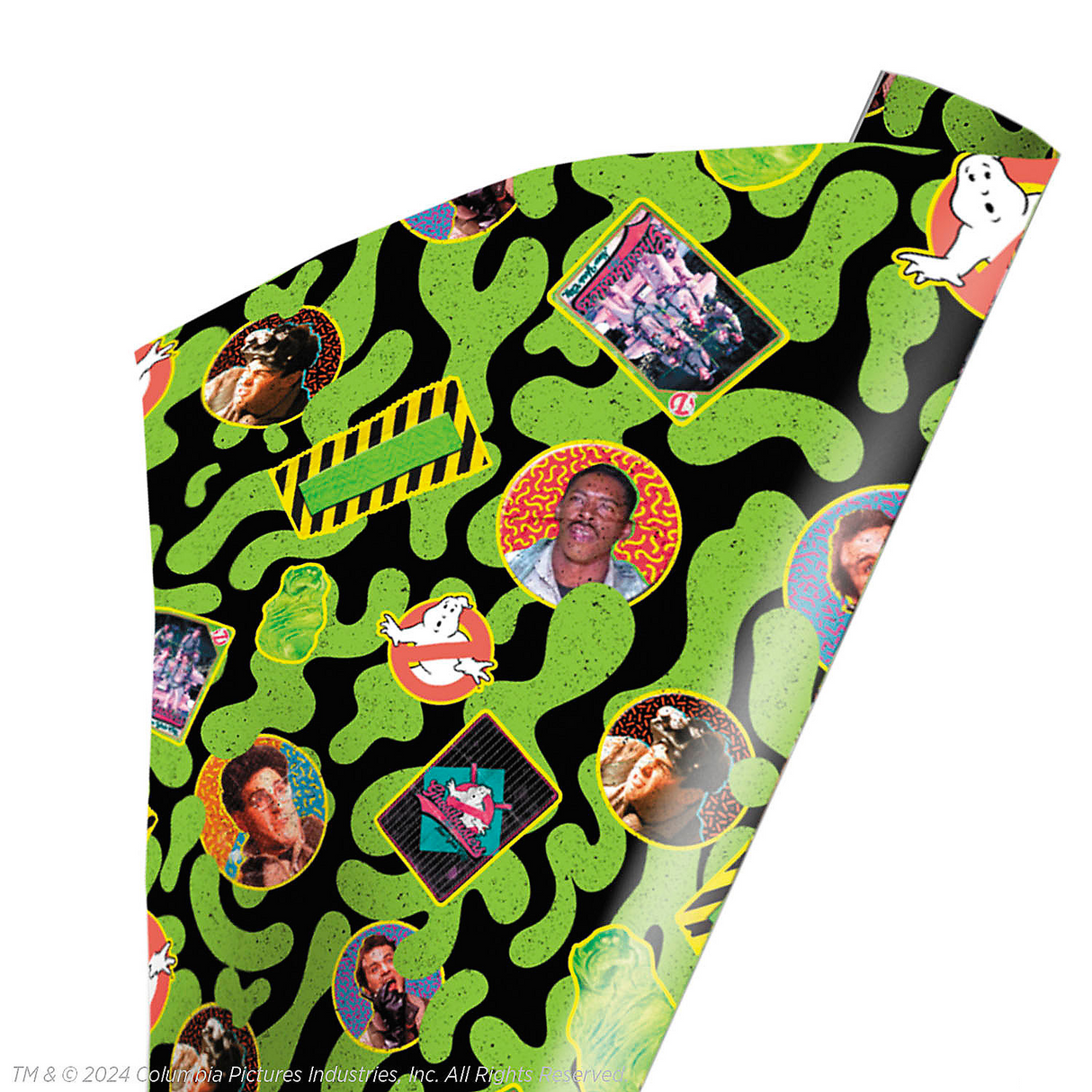 96" x 30" Wrapped in Terror GhostbustersT Retro Cheese Wrapping Paper