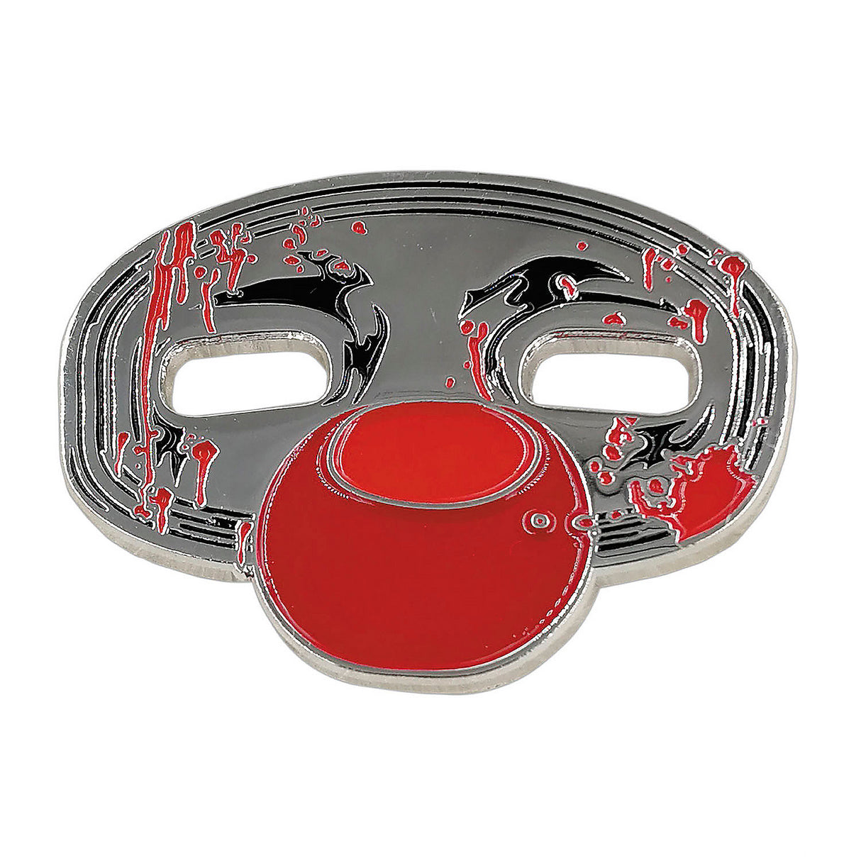 Licensed Halloween 4 Jamie Lloyd Clown Mask Enamel Pin for Fans and Collectors