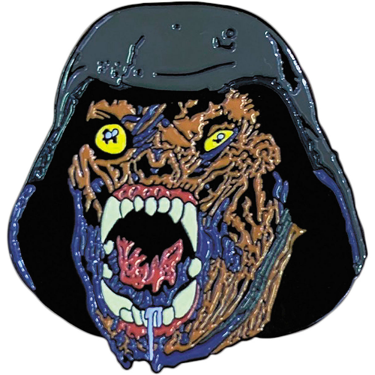 Officially Licensed American Werewolf in London Warmonger Enamel Pin for Collections and Halloween Accessories