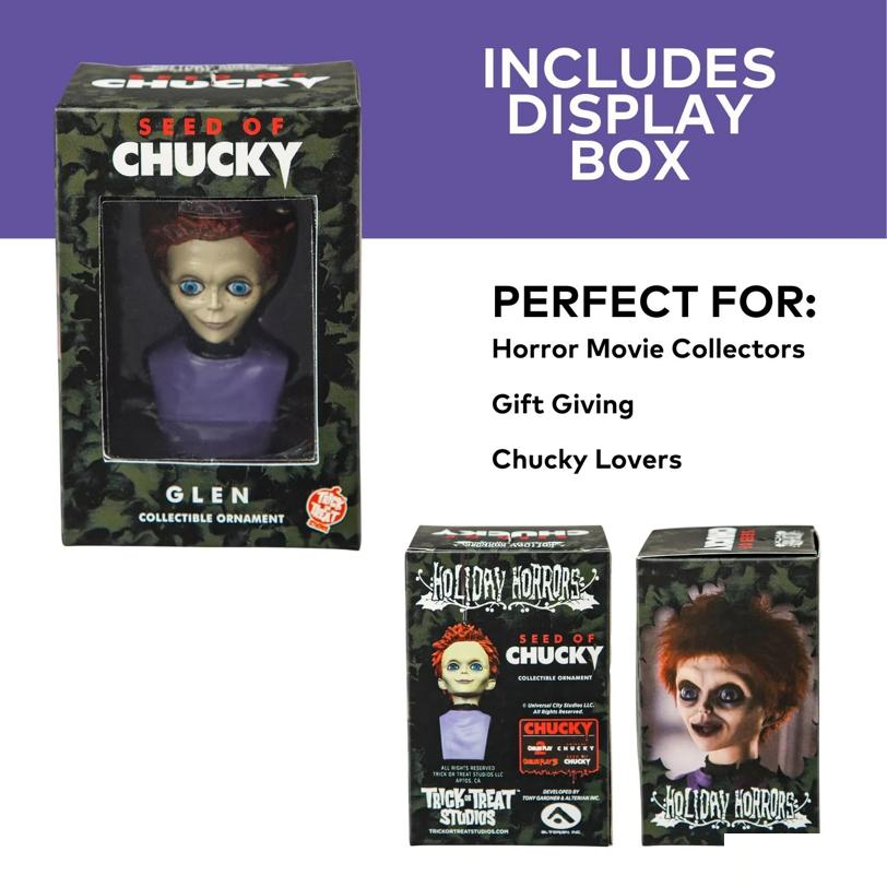 Child's PlayT Seed of Chucky Glen Bust Ornament