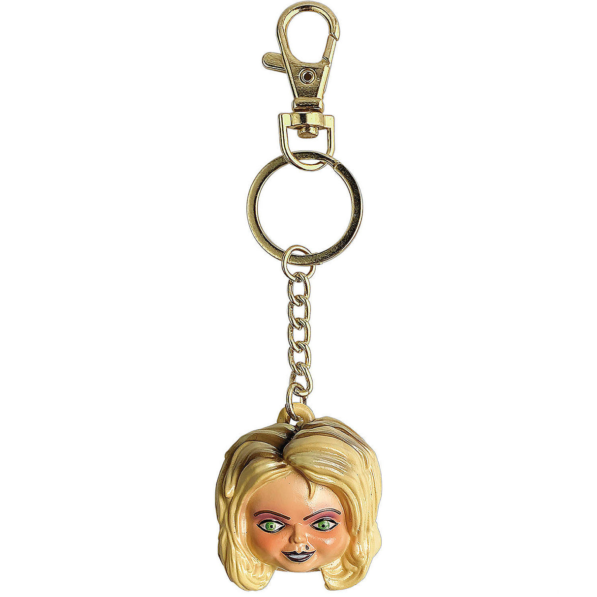 Officially Licensed Bride of Chucky Tiffany Keychain for Halloween Fans and Collectors