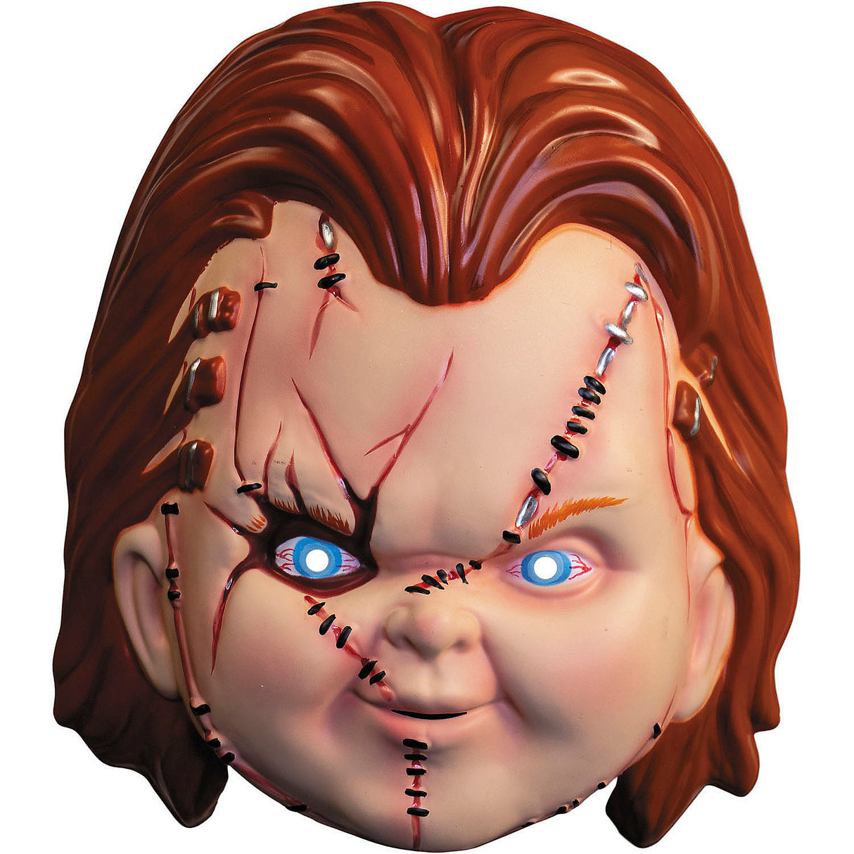 Authentic Seed Chucky Vacuform Mask for Halloween Parties and Horror Movie Cosplay