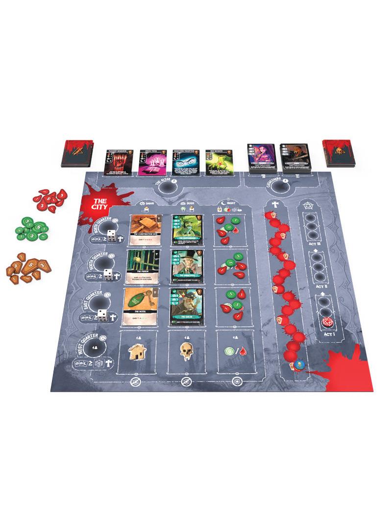 Blood Orders Vampire Board Game for 2-4 Players Thrilling Strategy and Fun for Family Game Nights
