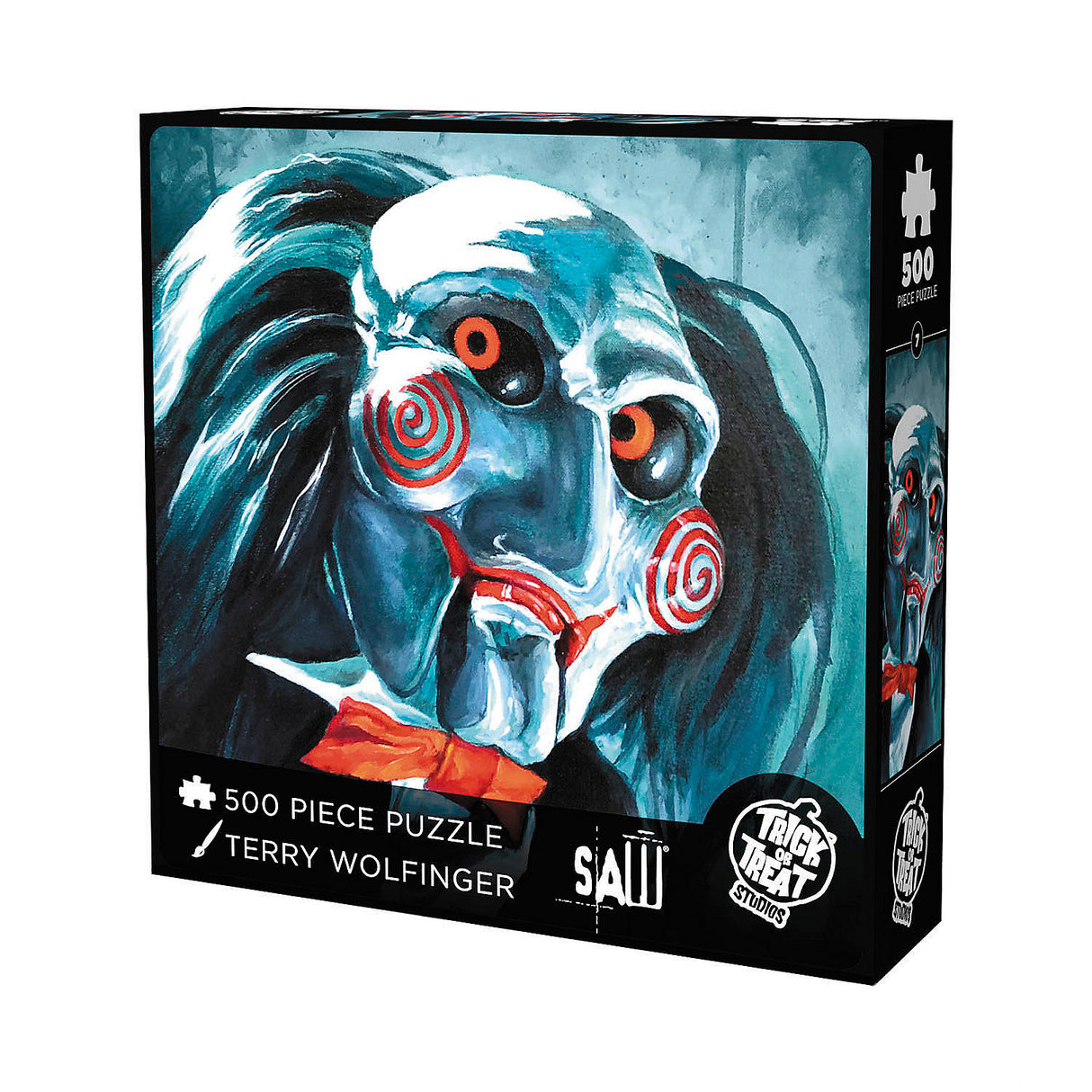 Officially Licensed Saw Billy Puppet 500 Piece Jigsaw Puzzle for Horror Fans and Puzzle Enthusiasts