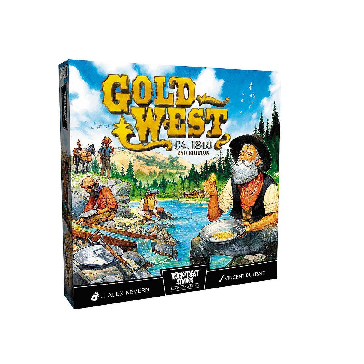 Trick or Treat Studios Wild West-Themed Board Game for 2 to 4 Players Family Fun and Game Nights