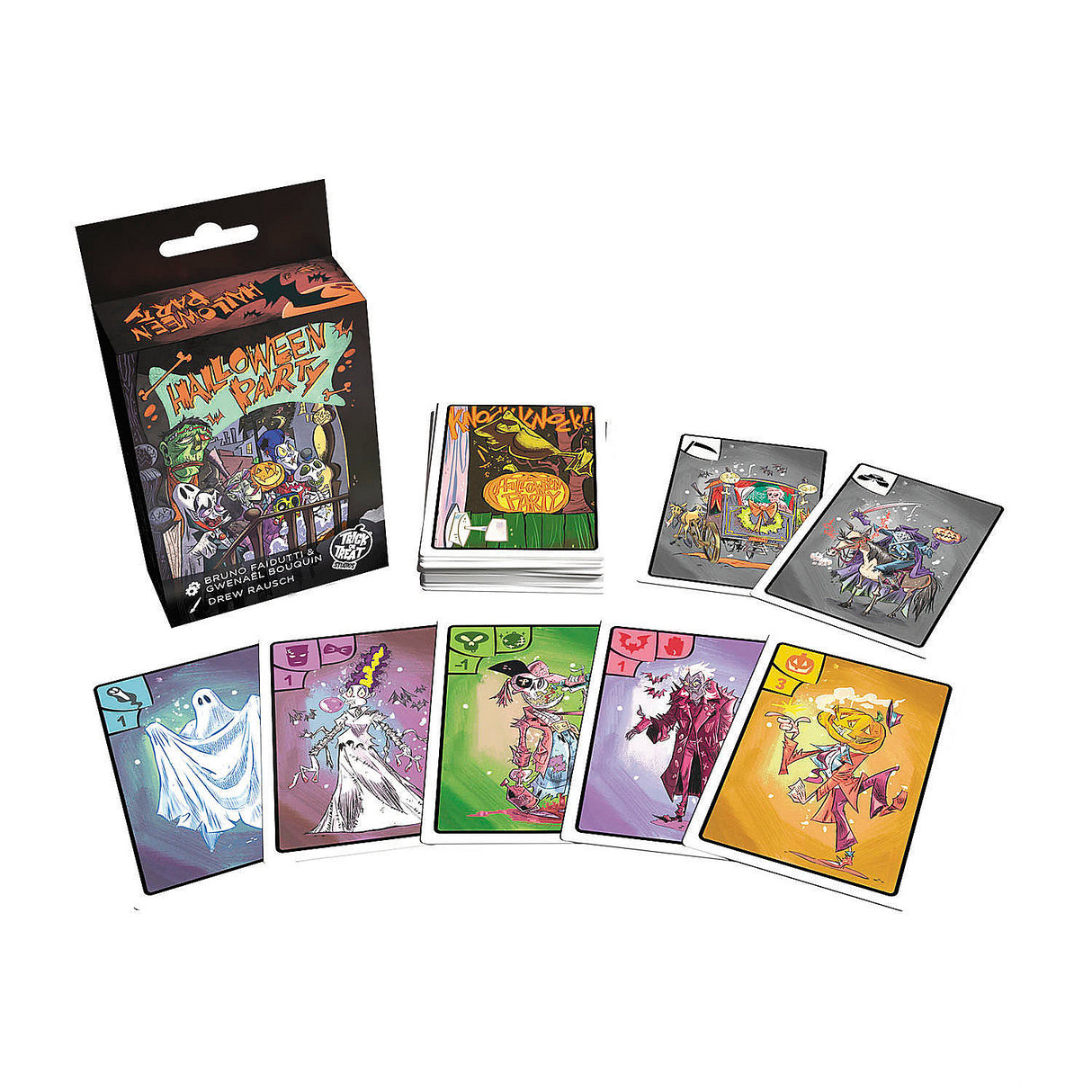 Engaging Halloween Party Card Game for 3 to 5 Players Perfect for Gatherings and Fun