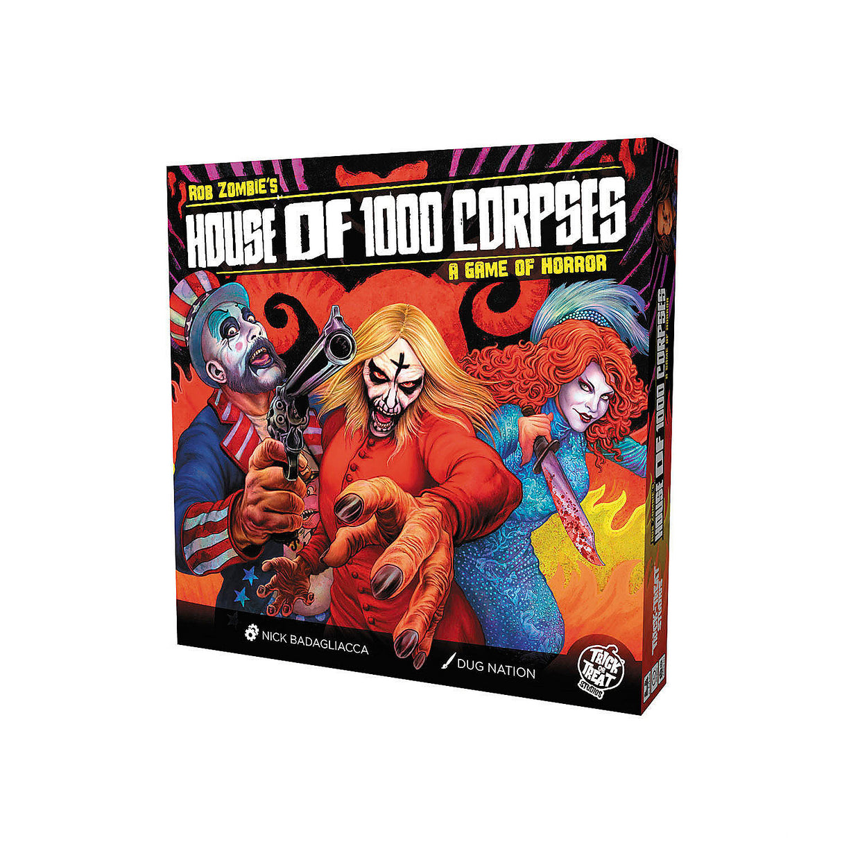 Rob Zombie's House of 1000 Corpses Horror Board Game for 1-4 Players Fun for Game Nights and Horror Lovers