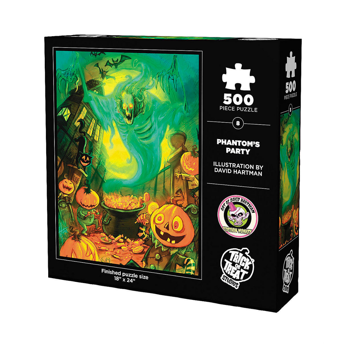 Halloween Themed 18x24 David Hartman Jigsaw Puzzle for Fun Family Activity or Seasonal Gift