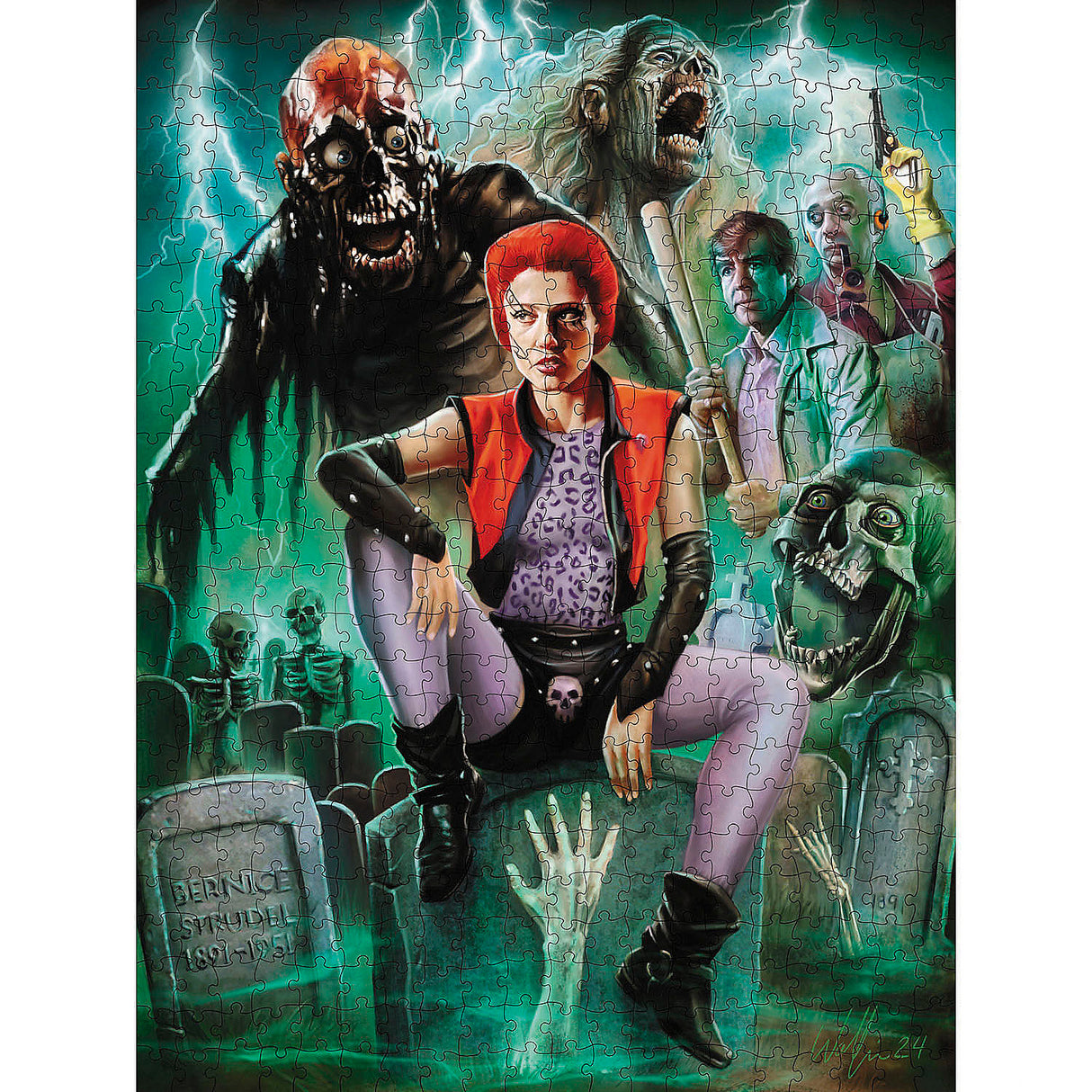 Unique 18 x 24 Terry Wolfinger Jigsaw Puzzle for Halloween Collectors and Family Fun