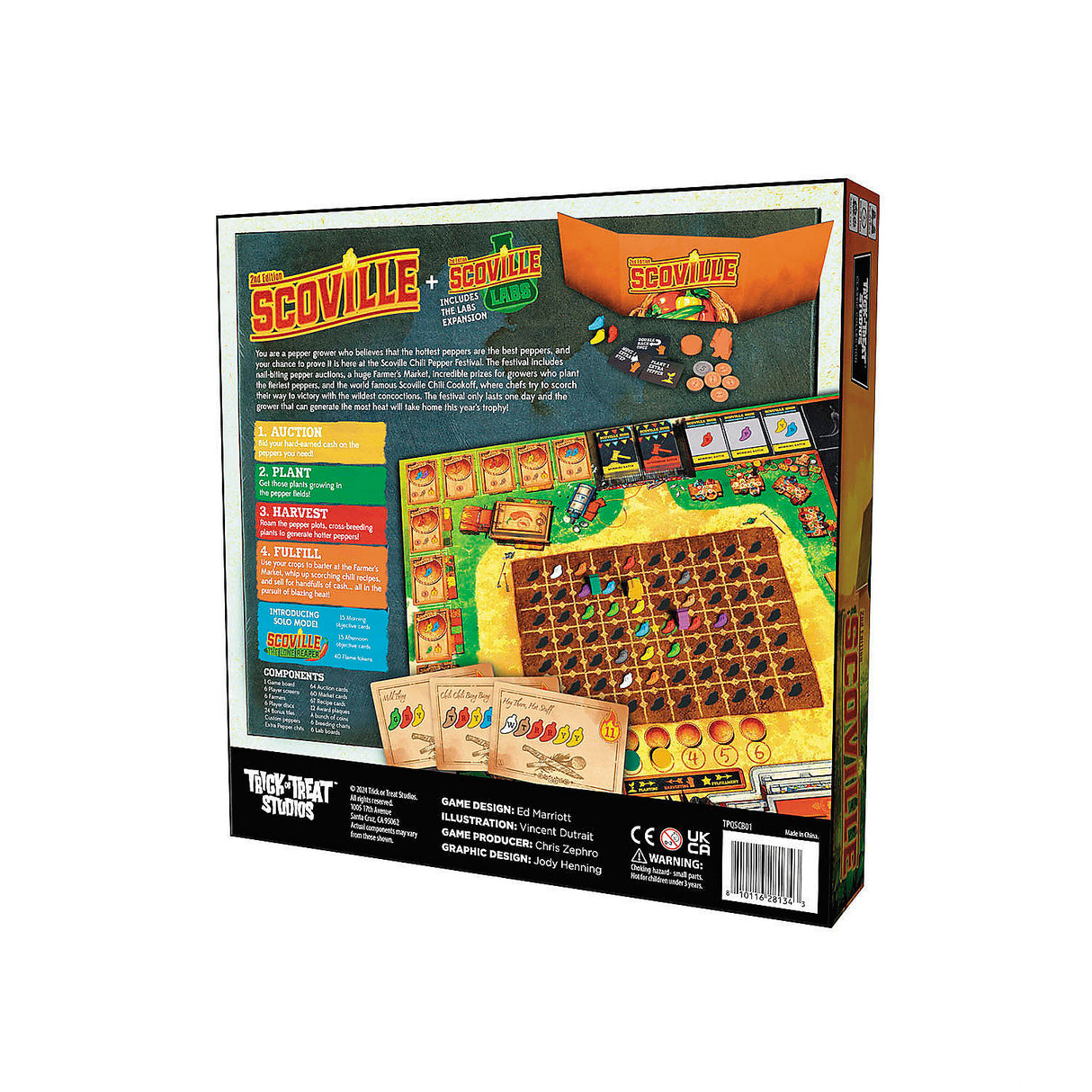 Exciting Scoville 2nd Edition Board Game for Fun Family Game Nights and Group Play