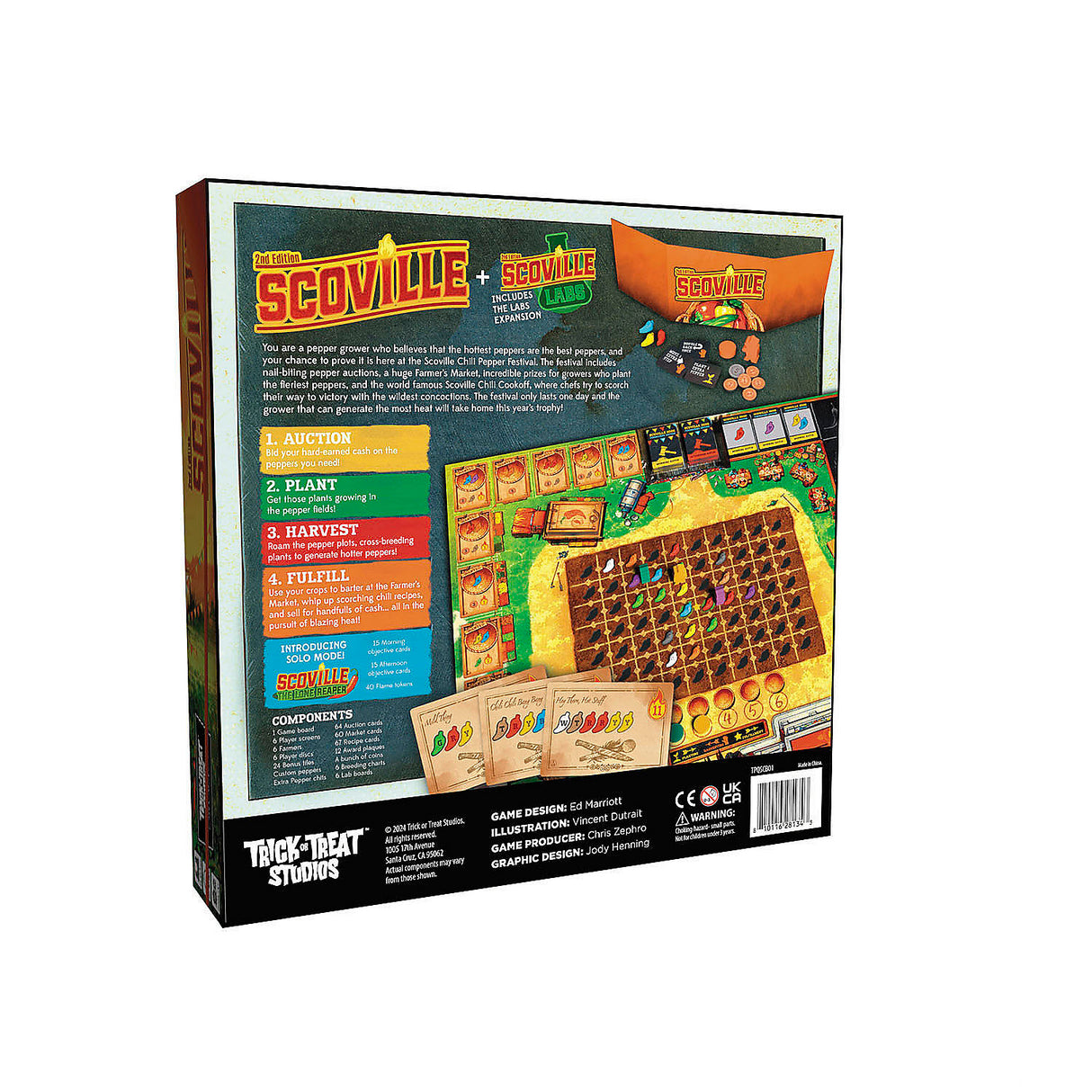 Exciting Scoville 2nd Edition Board Game for Fun Family Game Nights and Group Play