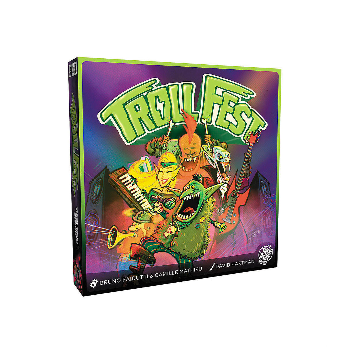 Exciting TrollFest Board Game for Friendly 3 to 6 Player Fun and Fantasy Adventures