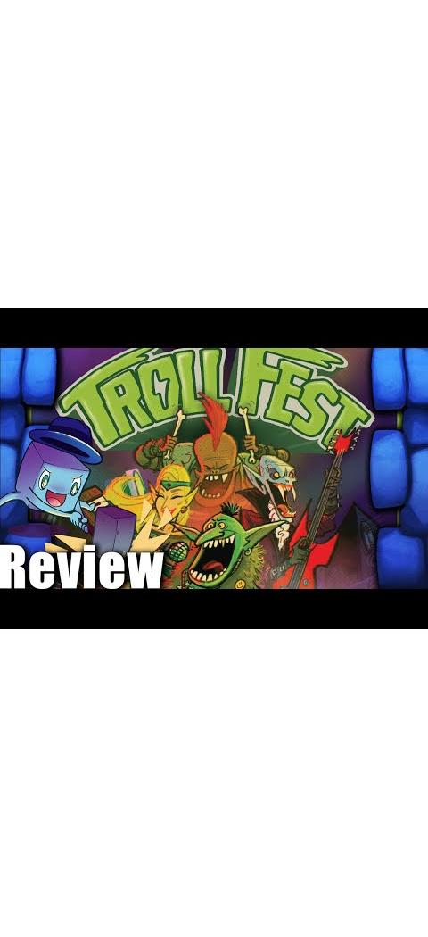 Exciting TrollFest Board Game for Friendly 3 to 6 Player Fun and Fantasy Adventures