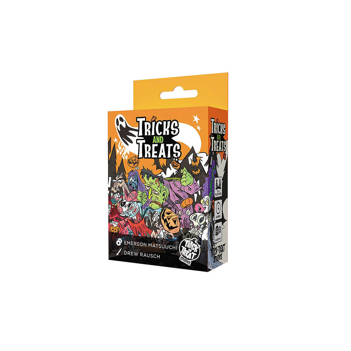 Fun Tricks and Treats Halloween Candy Card Game for Family Game Nights and Spooky Themed Parties