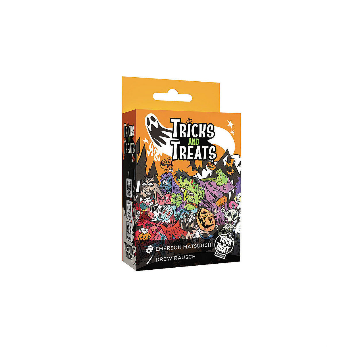 Fun Tricks and Treats Halloween Candy Card Game for Family Game Nights and Spooky Themed Parties