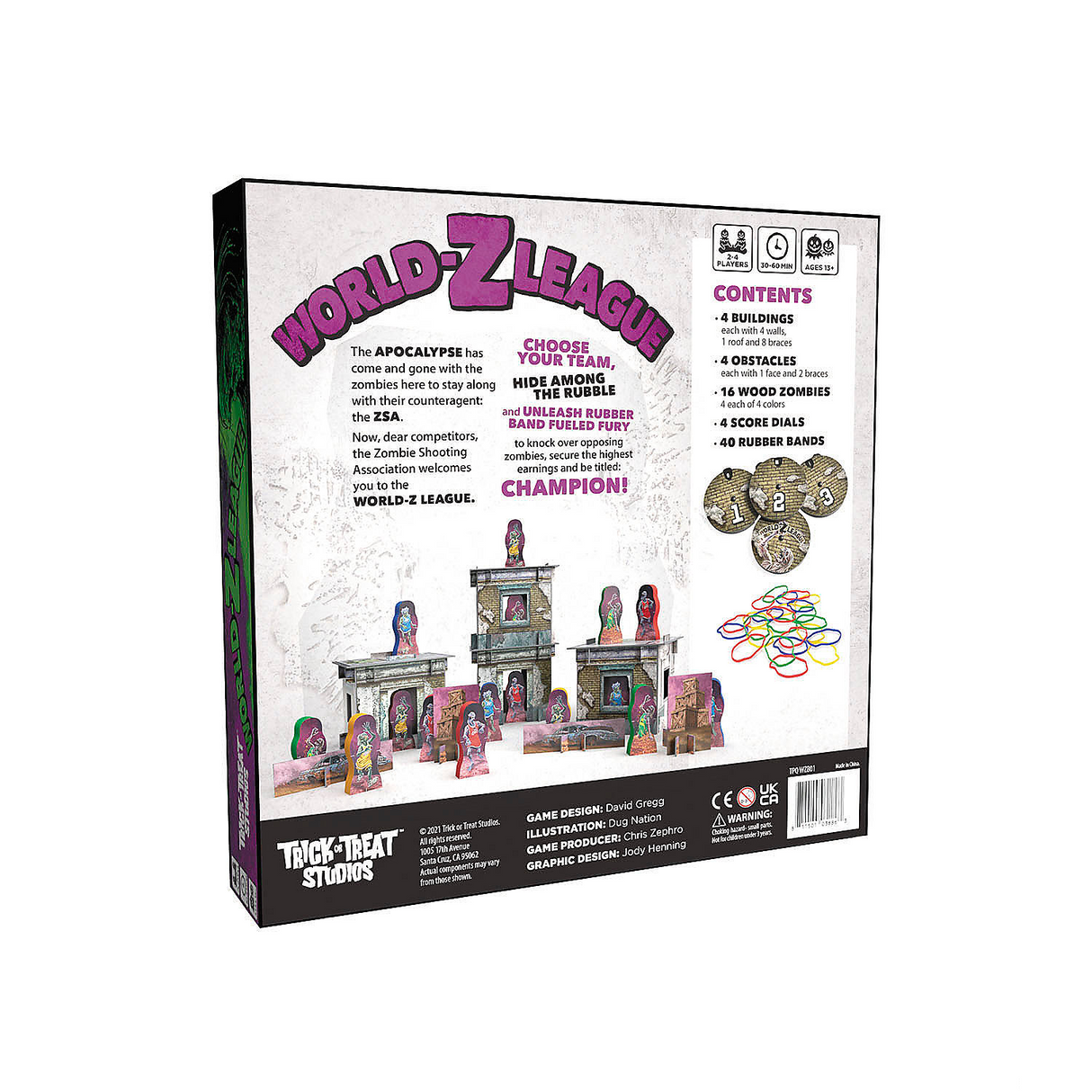 World-Z League Zombie-Themed Game for 1 to 4 Players