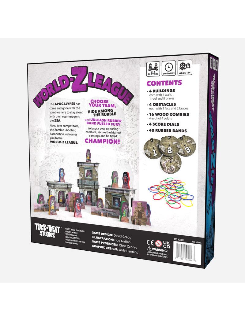 World-Z League Zombie-Themed Game for 1 to 4 Players