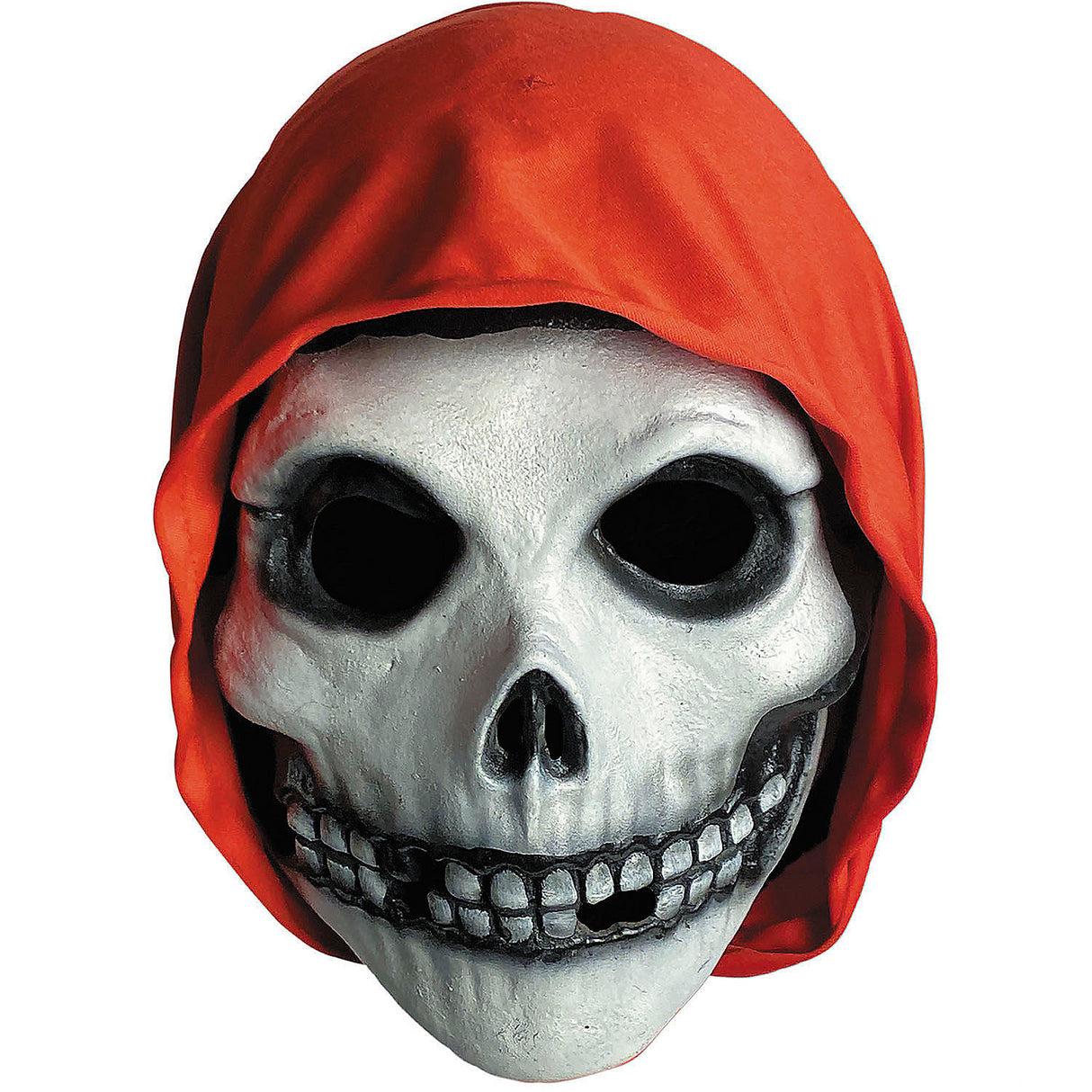 Official Misfits American Psycho Red Hood Fiend Mask for Halloween Costumes and Themed Parties