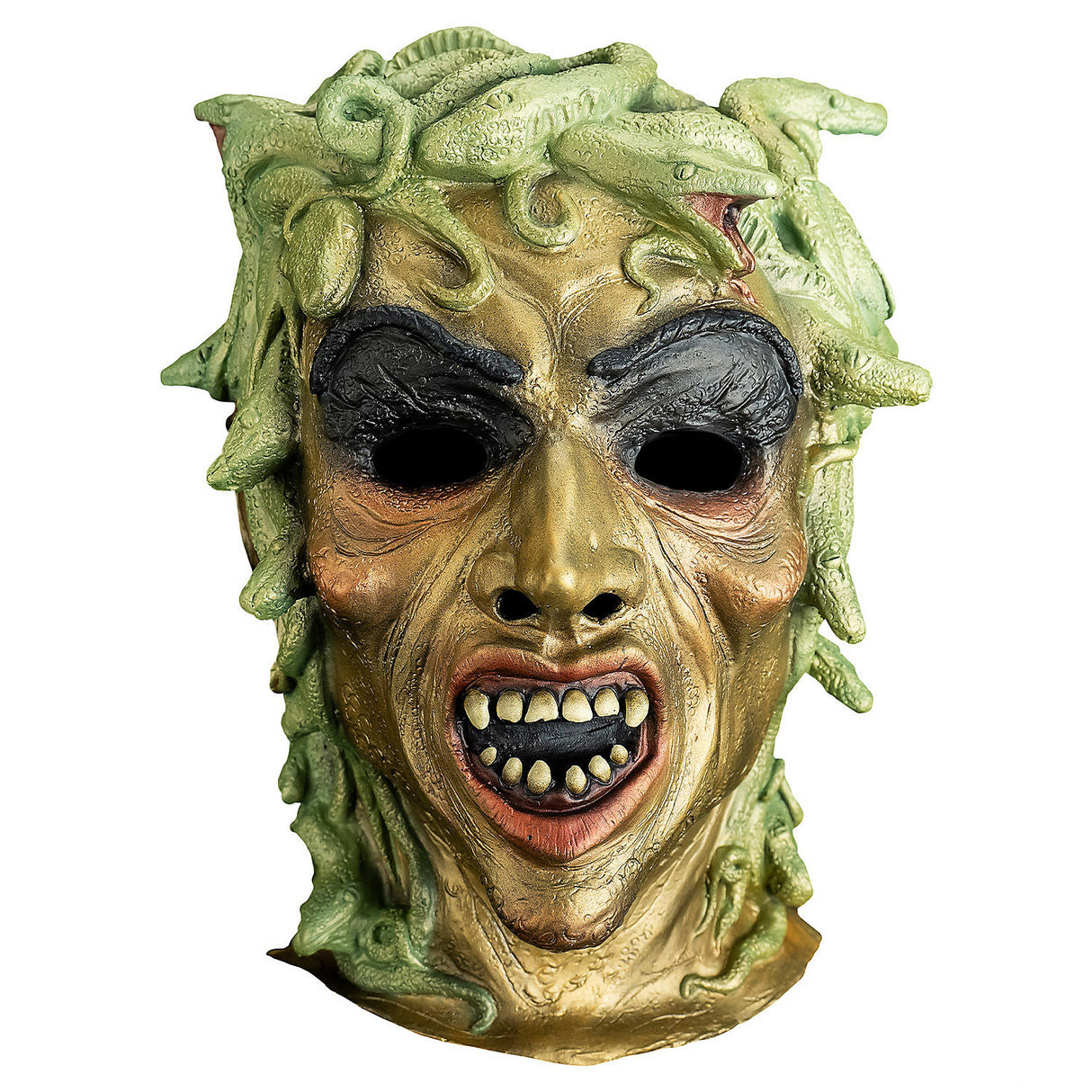 Authentic Don Post Studios Medusa Overhead Latex Mask for Spooky Halloween Costume Events and Collecting