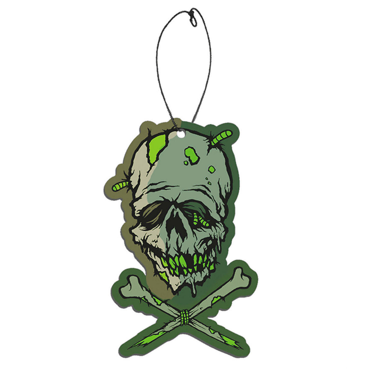 Official Toxictoons Zombie Head Air Freshener for Home Decor and Halloween Themed Parties