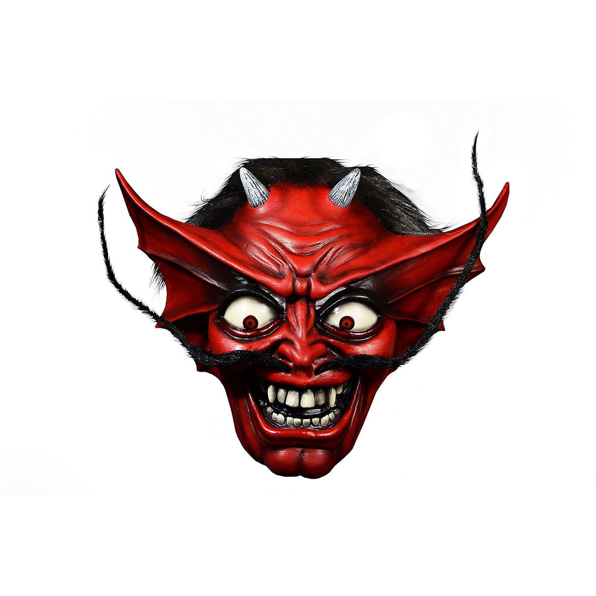Officially Licensed Iron Maiden Number of the Beast Devil Mask for Halloween Parties and Rock Concert Events