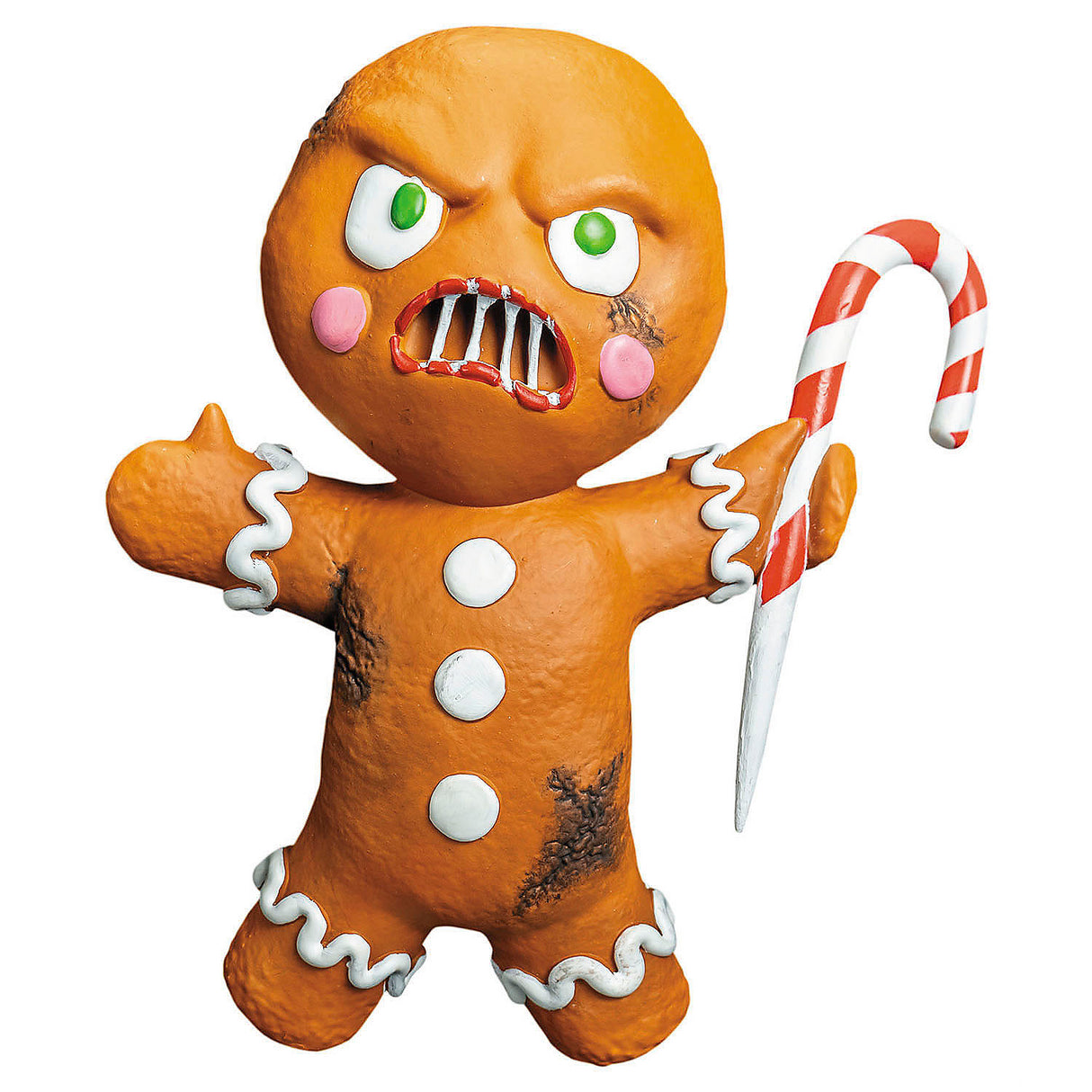 Krampus Three Gingerbread Men Collectible Set for Holiday Decor Collectors and Halloween Enthusiasts