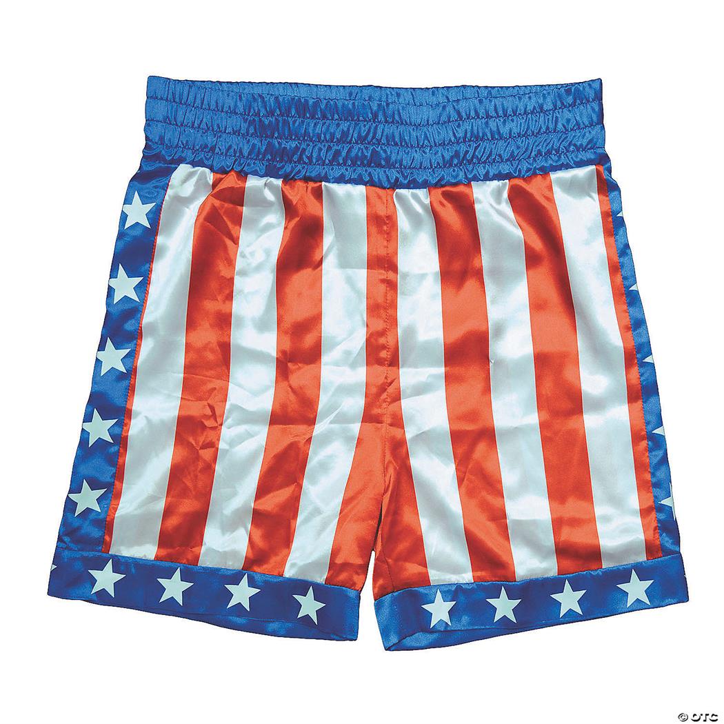 Adults Rocky Apollo Creed Boxing Trunks Costume