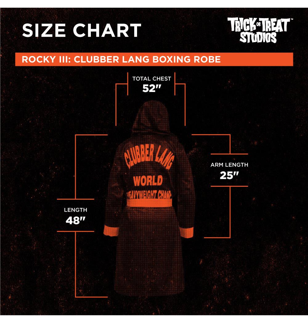 Adults Rocky III Clubber Lang Robe Costume
