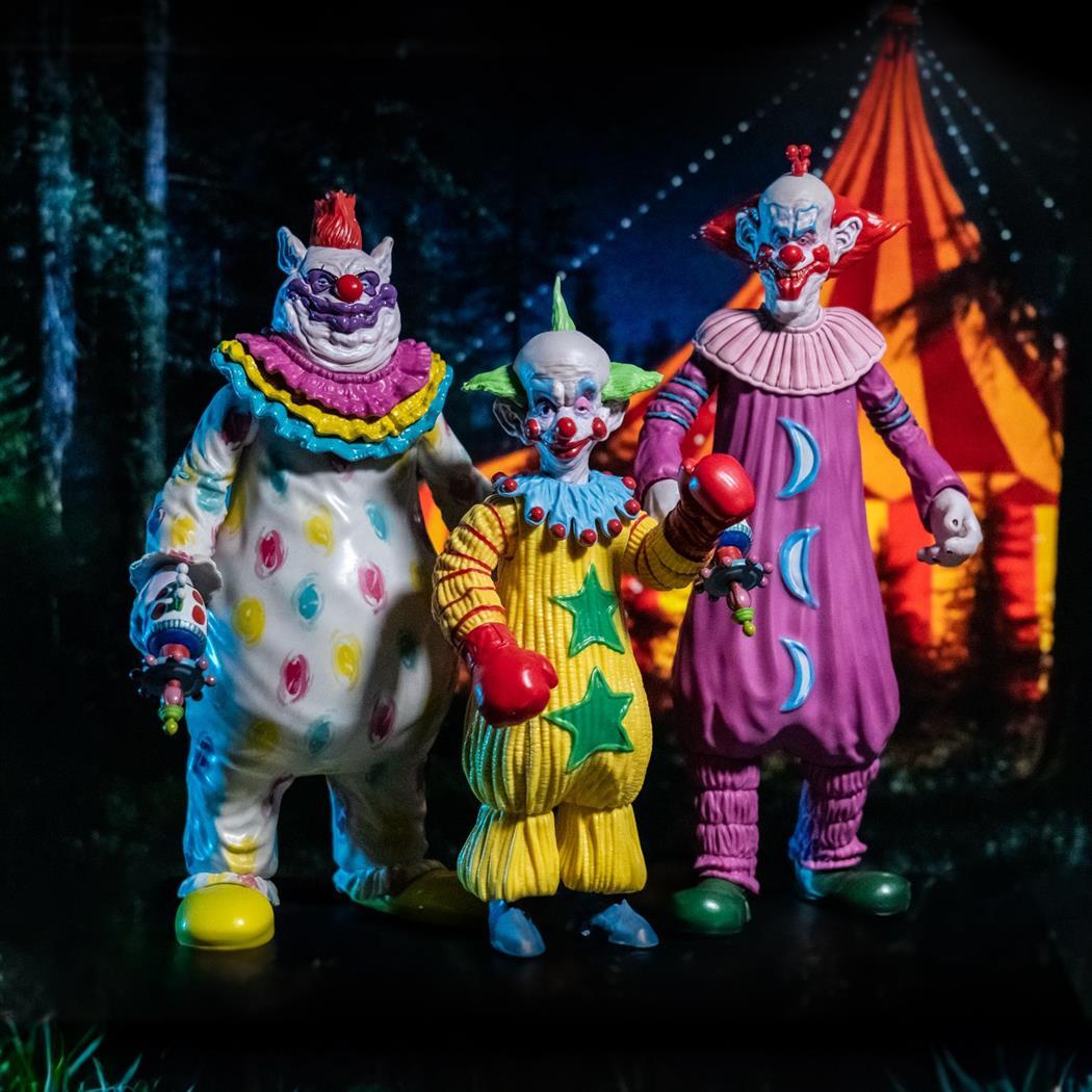 Licensed Killer Klowns Slim Action Figure for Horror Collectibles Display and Gifts