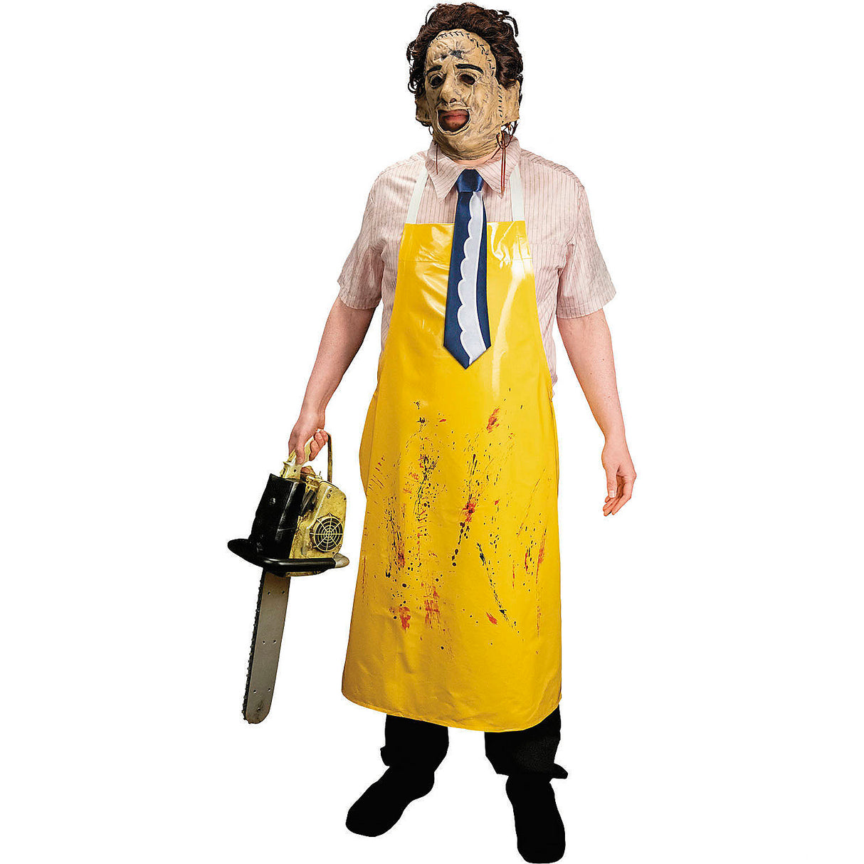 Authentic Texas Chainsaw Massacre Leatherface Costume Set for Halloween Parties and Horror Events