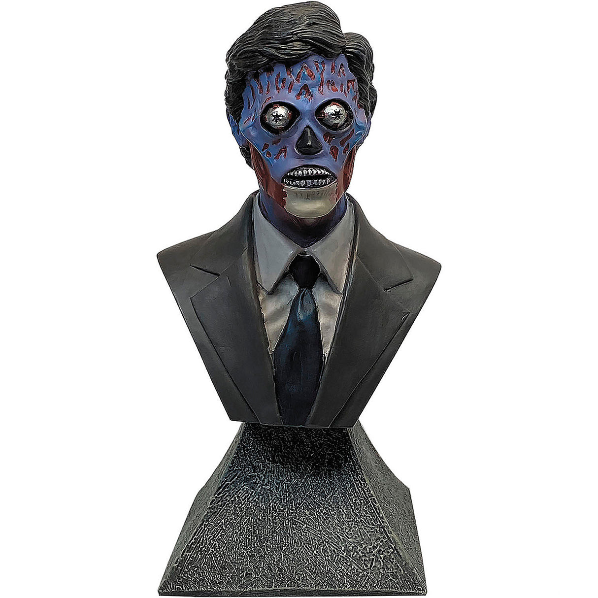 John Carpenter's They Live Businessman Mini Bust for Halloween Decorations and Spooky Home Accents
