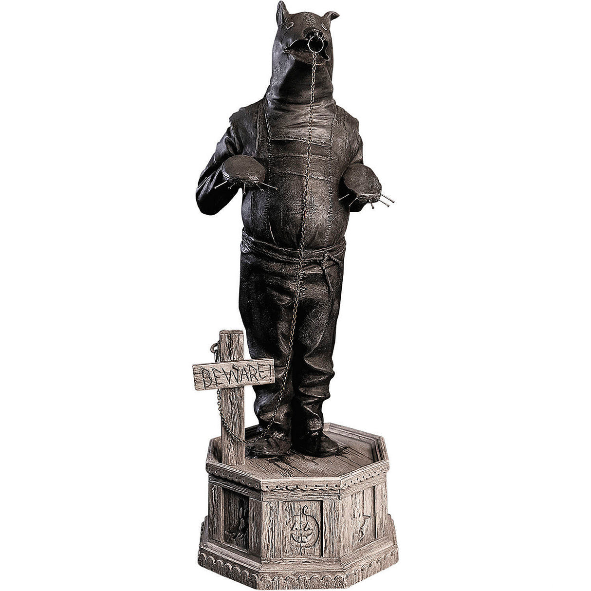 Charming Ghosts of Halloween Teddy Statue for Spooky Decor and Collectible Displays