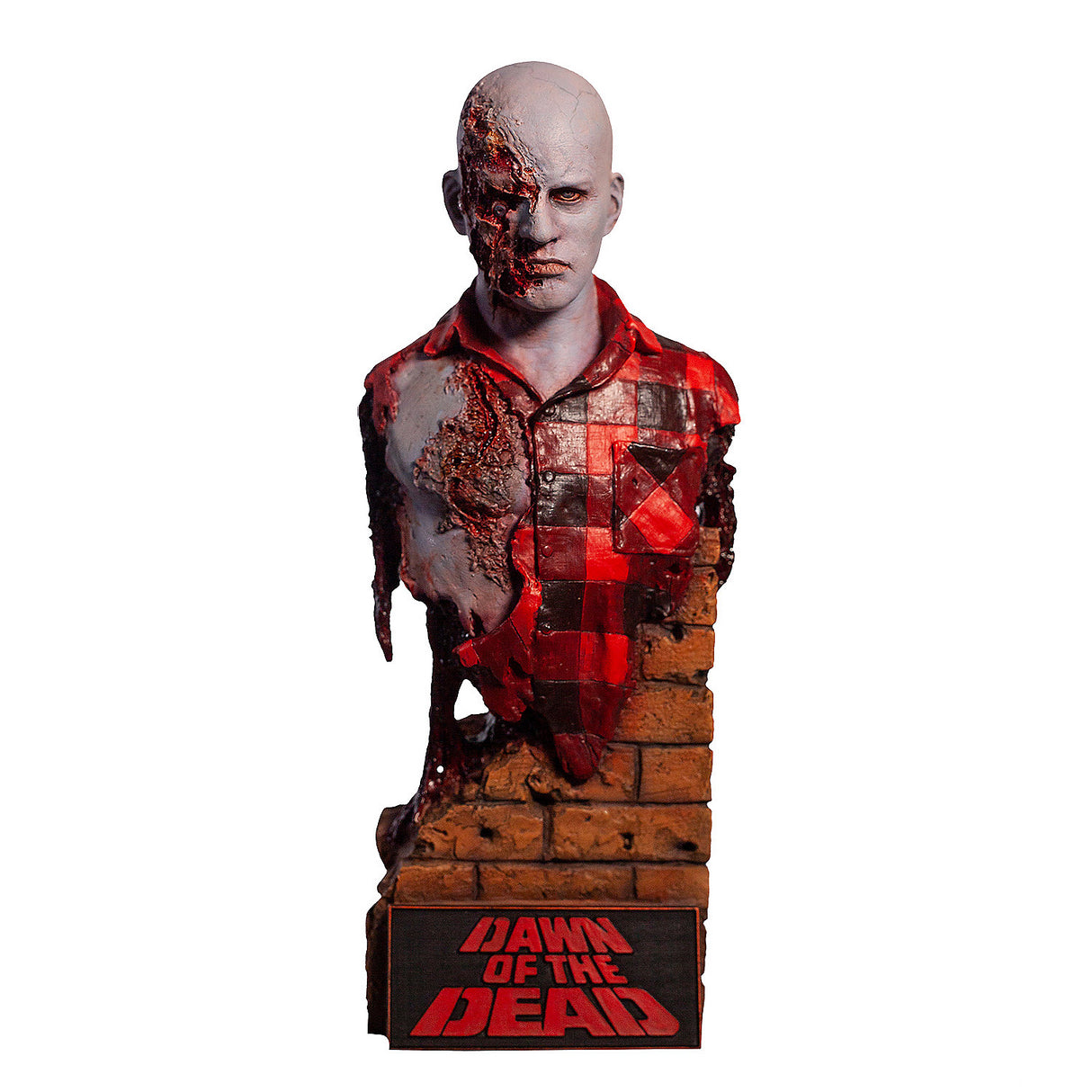 Dawn of the Dead Airport Zombie Bust for Halloween Decor and Horror Themed Events