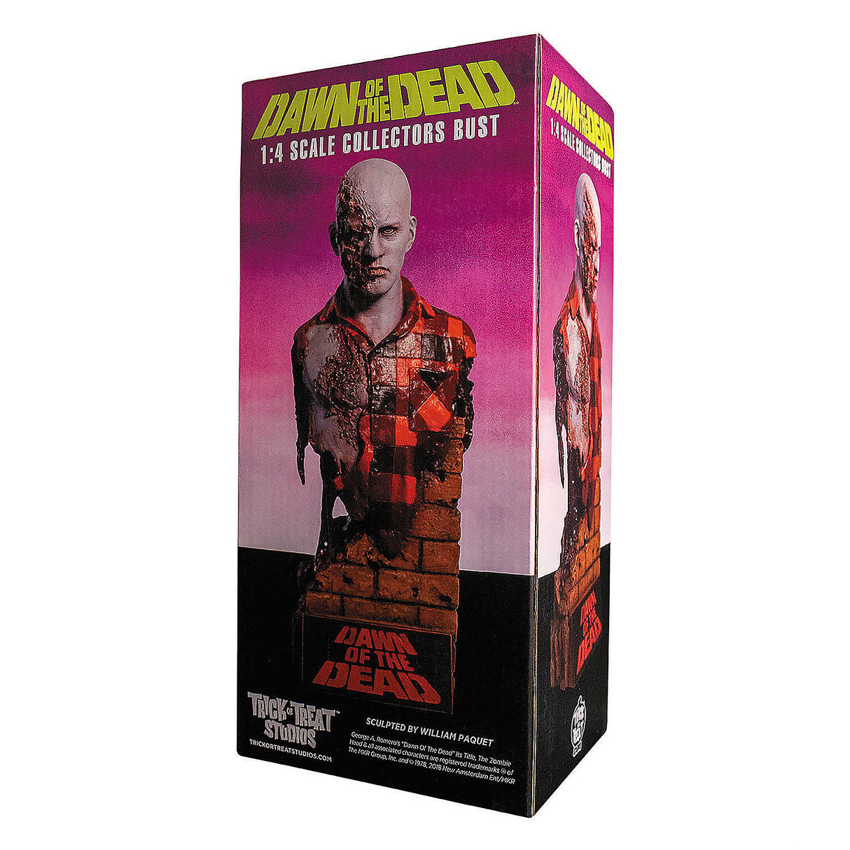 Dawn of the Dead Airport Zombie Bust for Halloween Decor and Horror Themed Events
