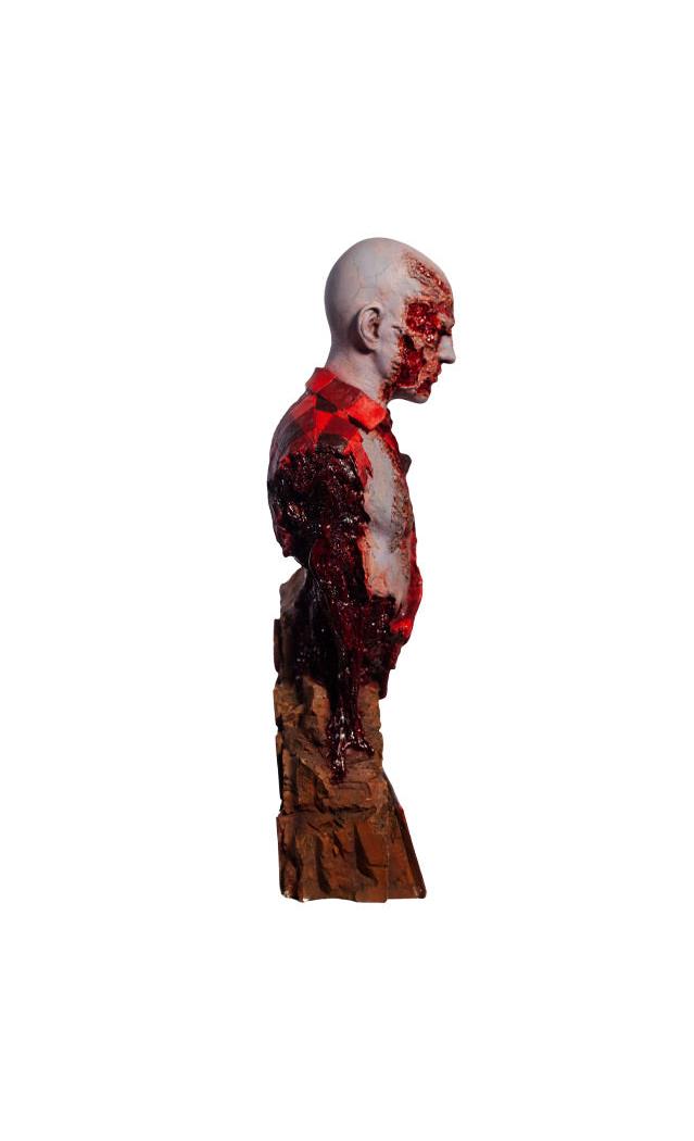 Dawn of the Dead Airport Zombie Bust for Halloween Decor and Horror Themed Events