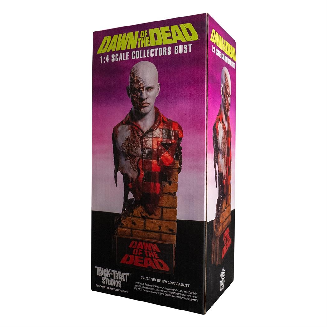 Dawn of the Dead Airport Zombie Bust for Halloween Decor and Horror Themed Events